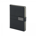 2441 Siyah 15 x 21 Termo Deri Defter