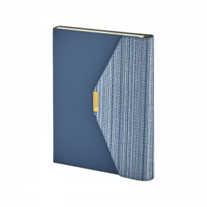 2442 Mavi 15 x 21 Termo Deri Defter