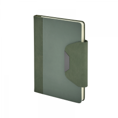 2445 Yeşil 15 x 21 Termo Deri Defter