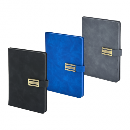 2448 Mavi 15 x 21 Termo Deri Defter