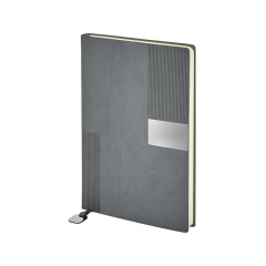 2449 Gri 15 x 21 Termo Deri Defter