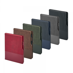 2450 Gri 15 x 21 Termo Deri Defter