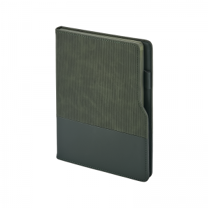 2450 Yeşil 15 x 21 Termo Deri Defter