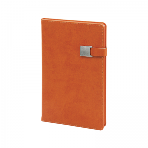 2660 Turuncu 15 x 21 Termo Deri Defter