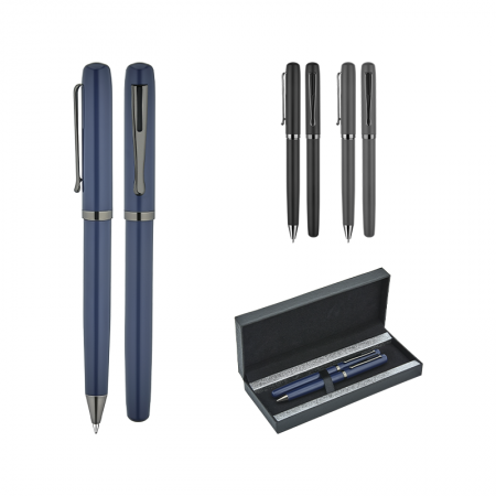 1253-RT Lacivet Metal Roller & Tükenmez Kalem Seti